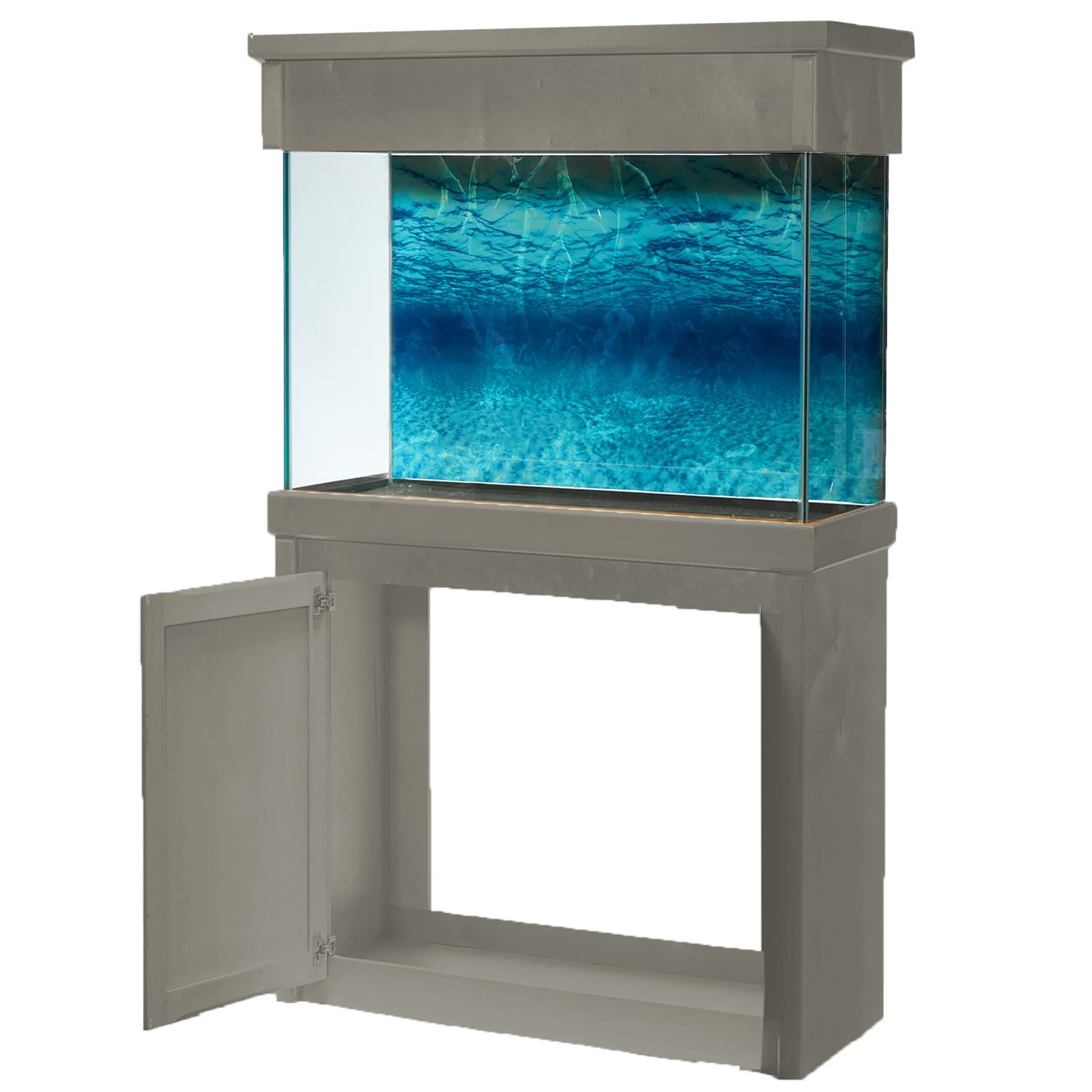 Enterprises | Flat Rectangular Grey Aquarium The Cabinet Fish Room 20\