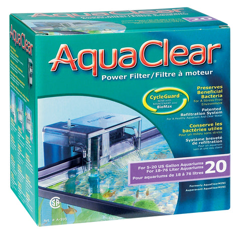 Fluval AquaClear Hang On Power Filter AC20
